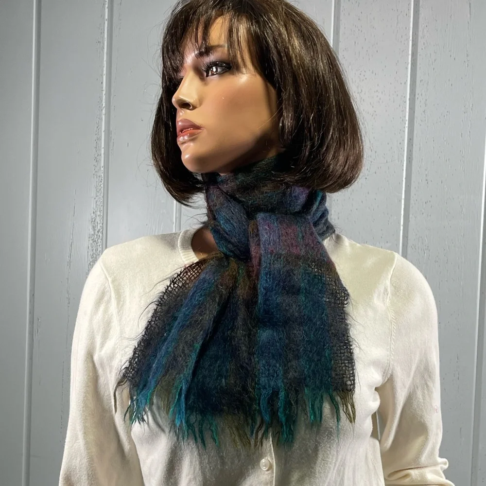 * Vintage Woodward Collection Women's Winter Mohair Wool Neck Scarf